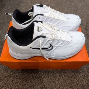 Nike White and Black Athletic Shoes